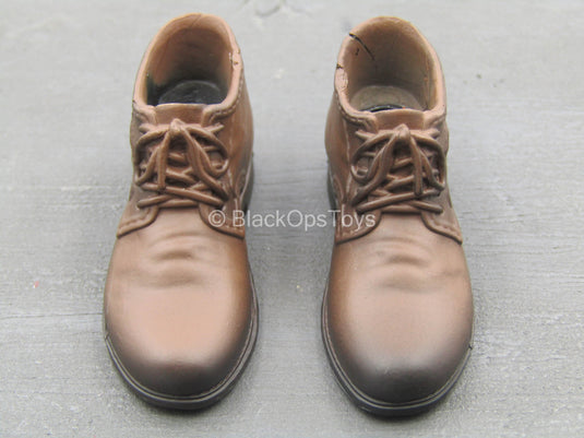 Tank & Jean Set - Brown Shoes (Peg Type)