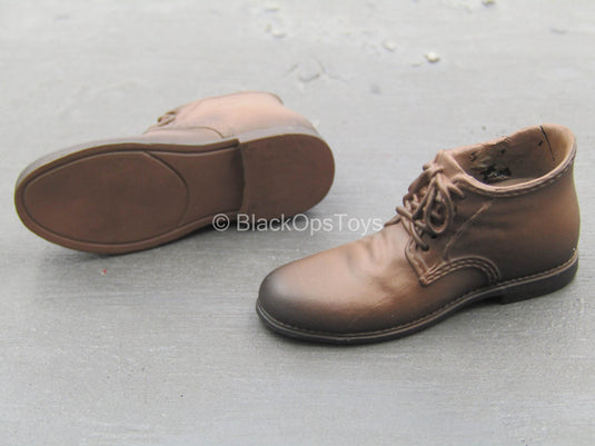 Tank & Jean Set - Brown Shoes (Peg Type)