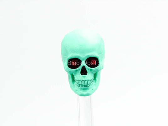 1/2 - Neon Nightmare Skulls - Teal Skull Head Sculpt