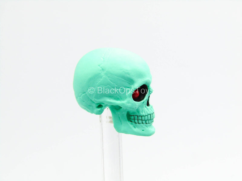Load image into Gallery viewer, 1/2 - Neon Nightmare Skulls - Teal Skull Head Sculpt
