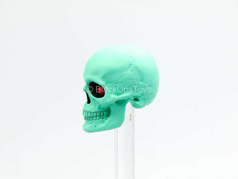 Load image into Gallery viewer, 1/2 - Neon Nightmare Skulls - Teal Skull Head Sculpt
