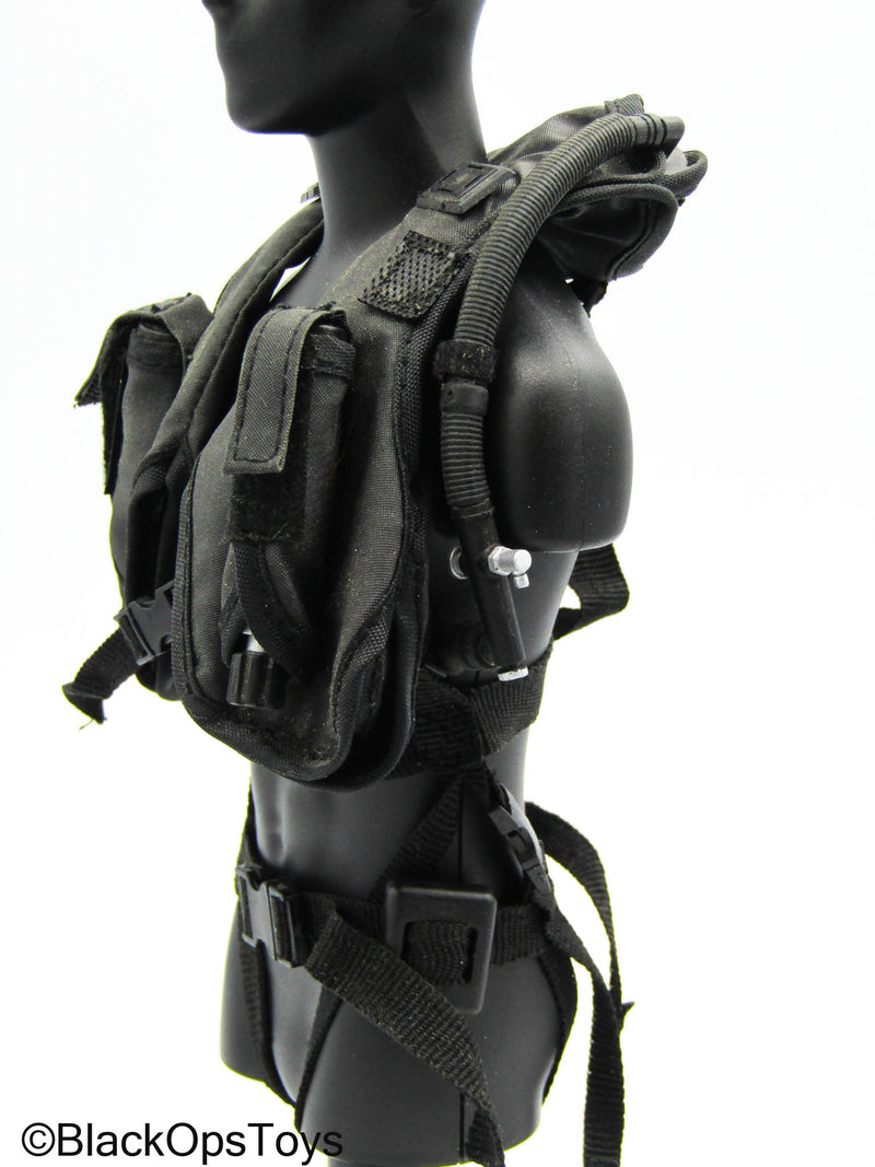 Load image into Gallery viewer, Navy Seal UDT Black Floatation Vest
