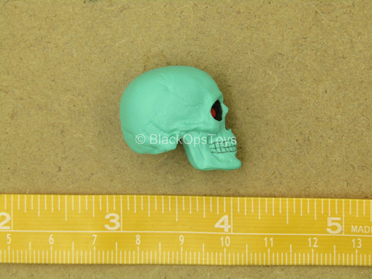1/2 - Neon Nightmare Skulls - Teal Skull Head Sculpt