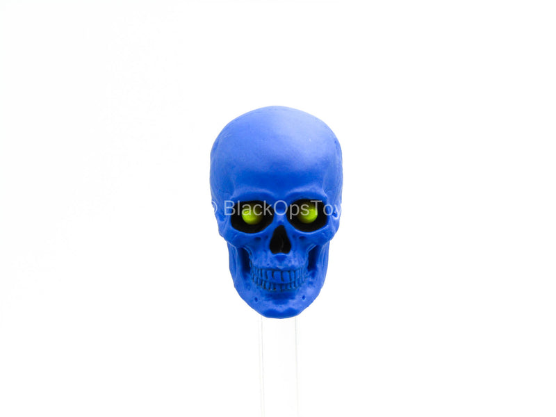 Load image into Gallery viewer, 1/12 - Neon Nightmare Skulls - Dark Blue Skull Head Sculpt

