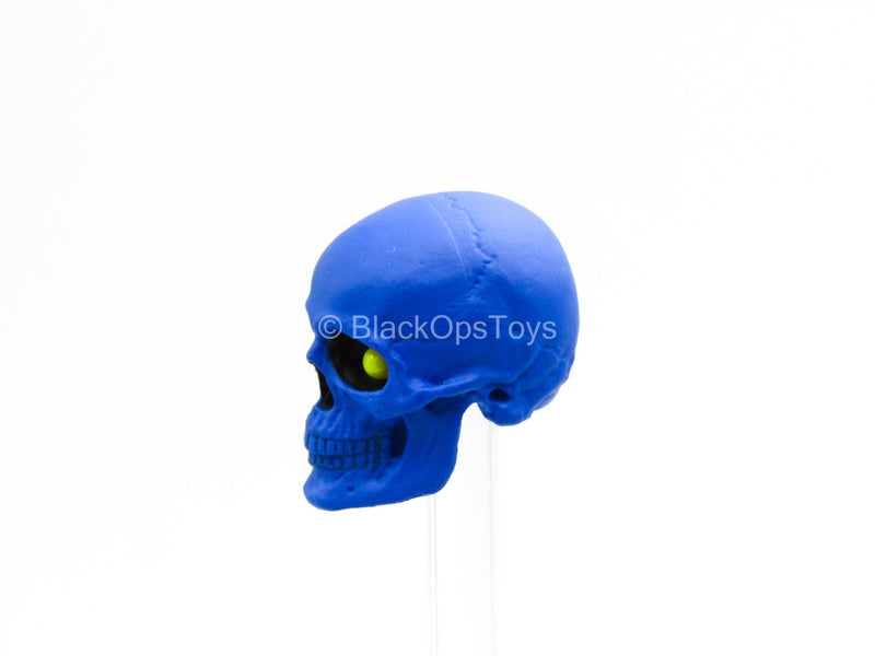 Load image into Gallery viewer, 1/12 - Neon Nightmare Skulls - Dark Blue Skull Head Sculpt
