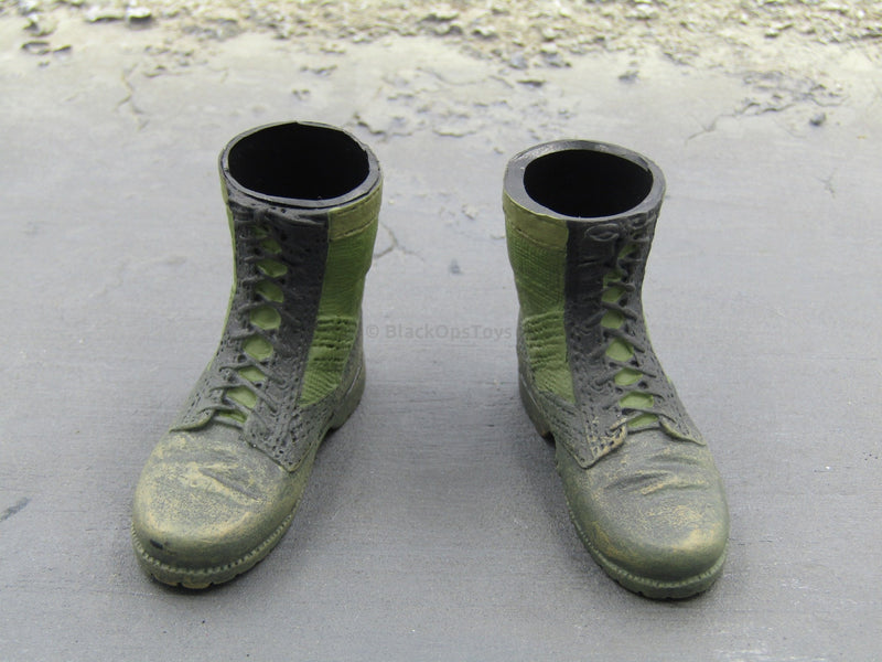 Load image into Gallery viewer, Vietnam Drang Valley Jungle Boots Foot Type
