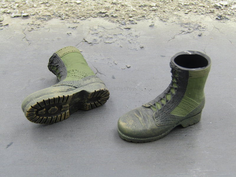 Load image into Gallery viewer, Vietnam Drang Valley Jungle Boots Foot Type
