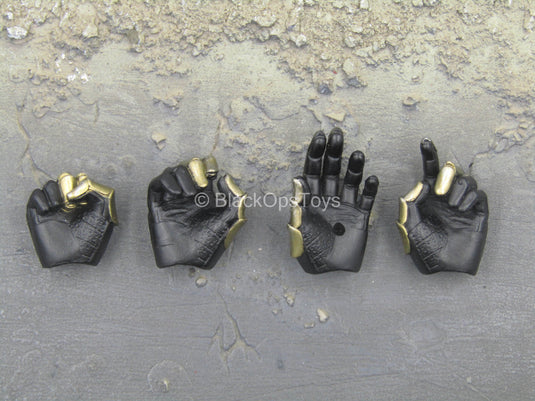 Destiny 2 - Hunter Golden Trace - Black & Gold Gloved Hand Set (Type 2)