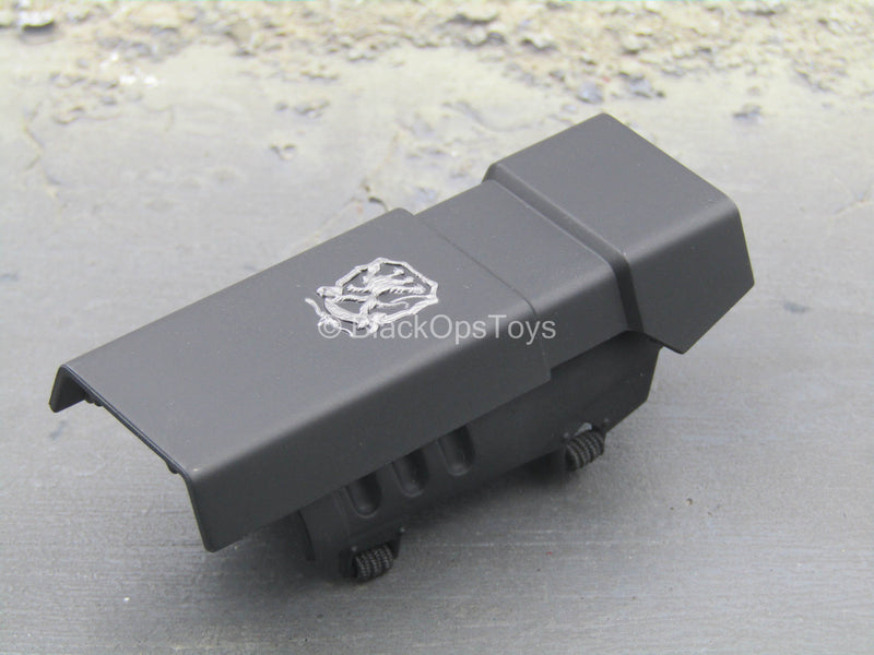 Load image into Gallery viewer, Kerberos Panzer Cop - Black Armored Shin Guard (Type 1)
