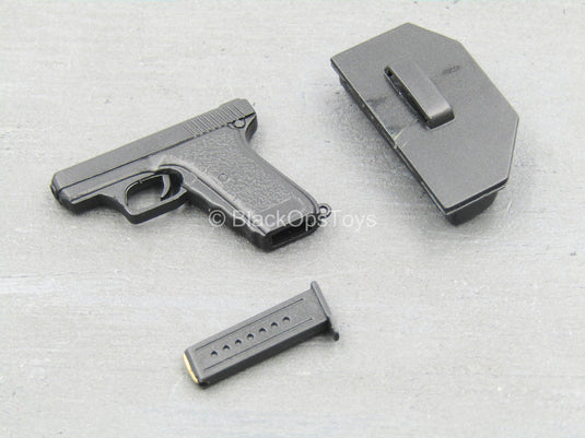 German - GSG9 - Black HK P7M8 Pistol w/Holster