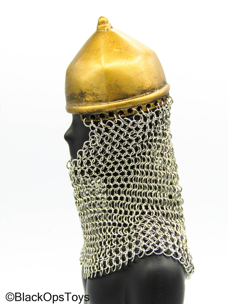 Load image into Gallery viewer, Persian Archer - Metal Helmet w/Chain Mail
