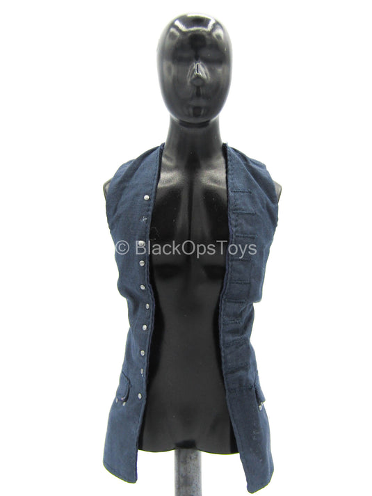 POTC - Jack Sparrow - Blue Long Pirate Vest