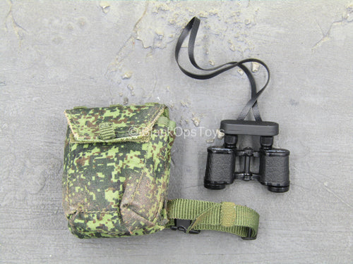 Russian Motorized Rifle Brigade - Binoculars w/MOLLE Flora Camo Pouch