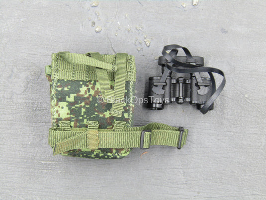 Russian Motorized Rifle Brigade - Binoculars w/MOLLE Flora Camo Pouch