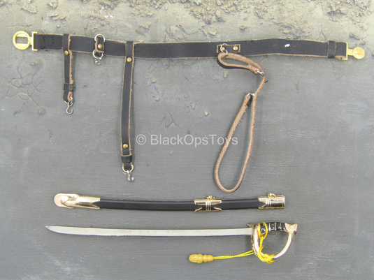 George E. Pickett - Metal Sword w/leather Like Belt