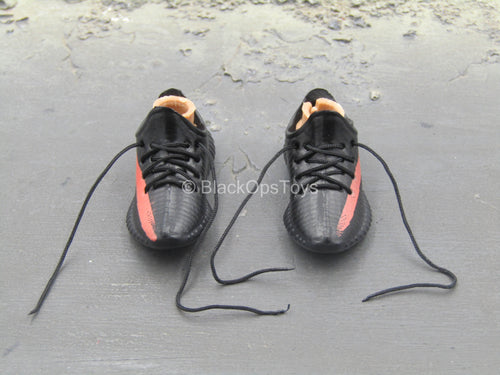 CIA - Armed Agents - Black & Orange Sneakers (Peg Type)