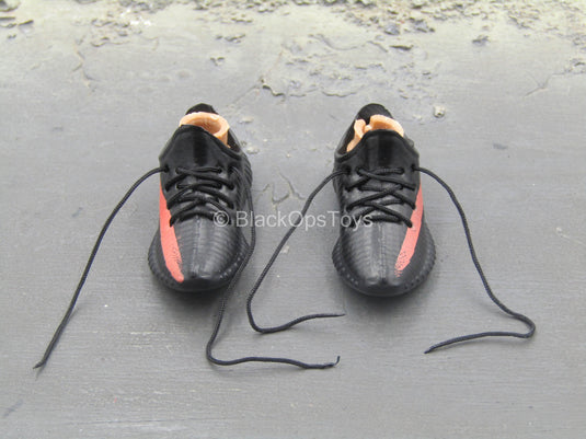 CIA - Armed Agents - Black & Orange Sneakers (Peg Type)