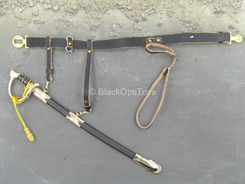 Load image into Gallery viewer, George E. Pickett - Metal Sword w/leather Like Belt
