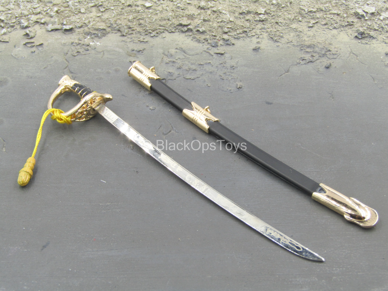 Load image into Gallery viewer, George E. Pickett - Metal Sword w/leather Like Belt
