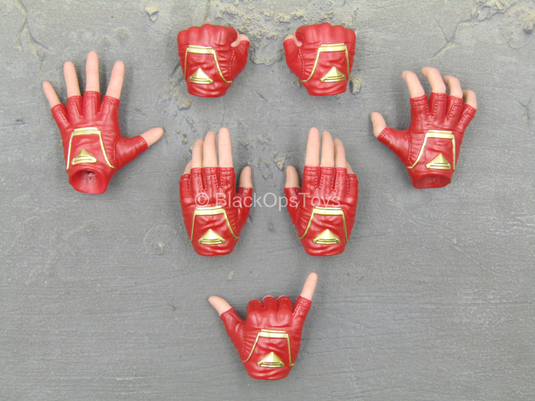 Captain Marvel - Red & Gold Like Female Hand Set