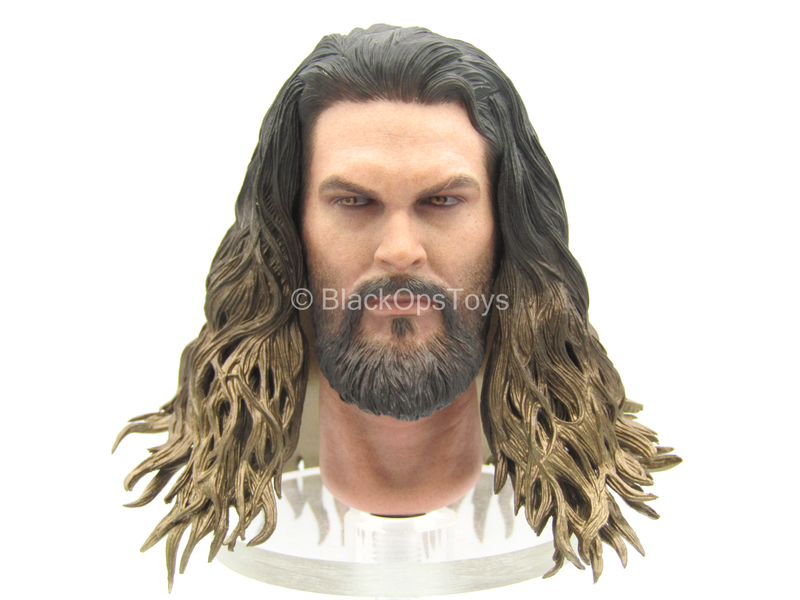 Load image into Gallery viewer, Aquaman - Male Head Sculpt In Jason Momoa Likeness
