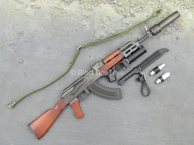 Load image into Gallery viewer, Russian Motorized Rifle Brigade - AK-47 Rifle w/Grenade Launcher
