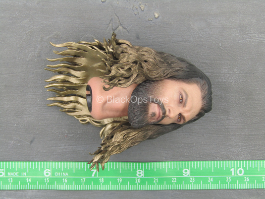 Aquaman - Male Head Sculpt In Jason Momoa Likeness