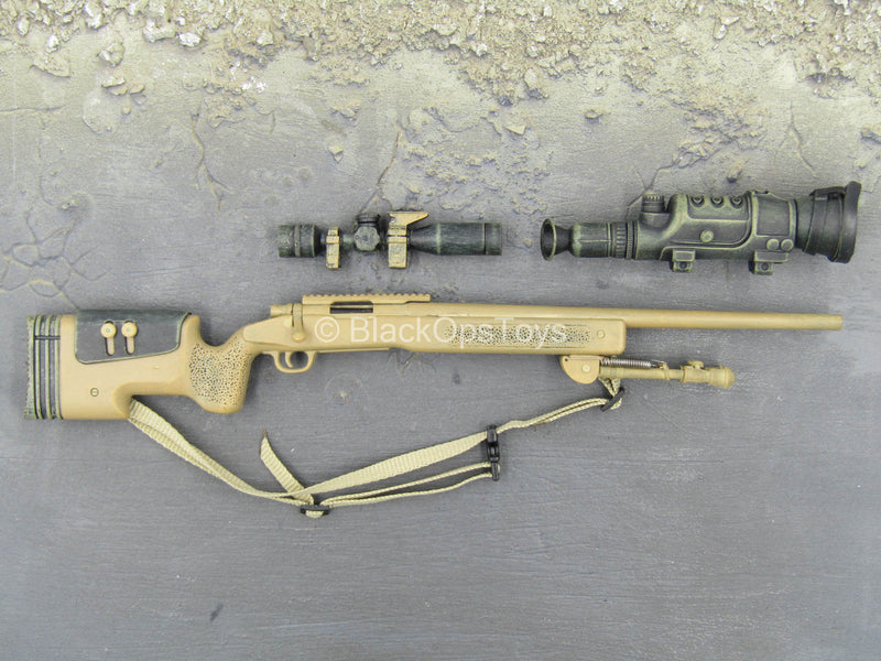 Load image into Gallery viewer, USMC - Sniper - Tan M40 Sniper Rifle w/Attachment Set
