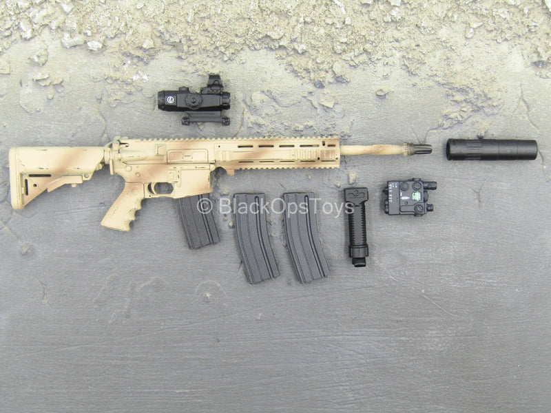 Load image into Gallery viewer, Phantom Modern Version - Desert AR-15 Rifle w/Attachment Set
