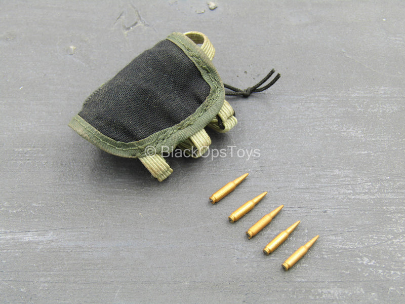 Load image into Gallery viewer, USMC - Sniper - Buttstock Pouch w/Sniper Rounds (x5)
