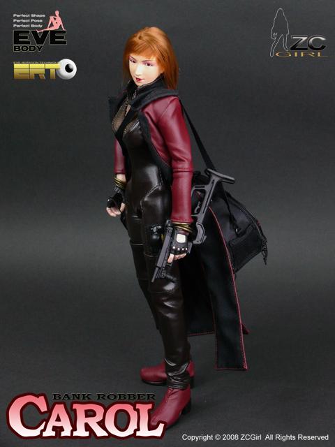 Bank Robber - Carol - Red Trench Coat
