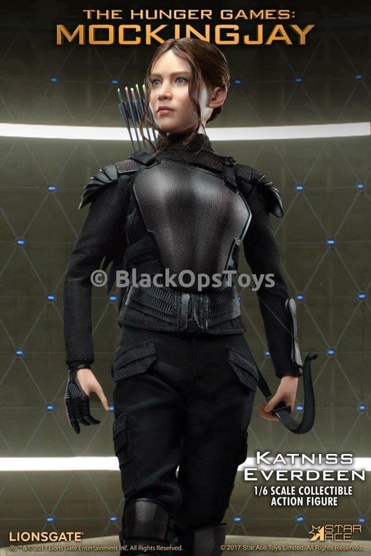 Hunger Games Katniss Everdeen Female Black Combat Jacket