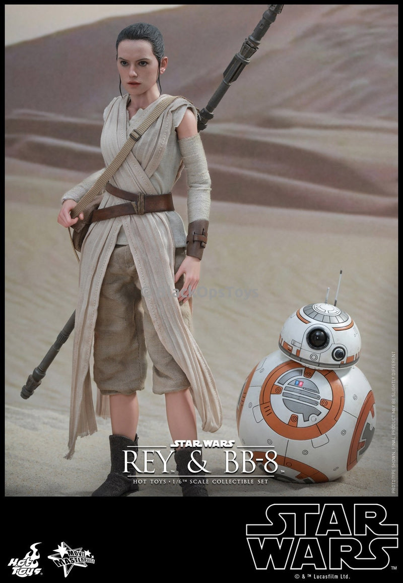 Load image into Gallery viewer, Star Wars The Force Awakens 1/6th scale Rey and BB-8 Female Combat Boots Peg Type

