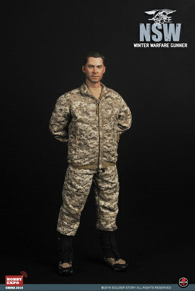Load image into Gallery viewer, NSW Winter Warfare Gunner - Black Radio w/Head Set
