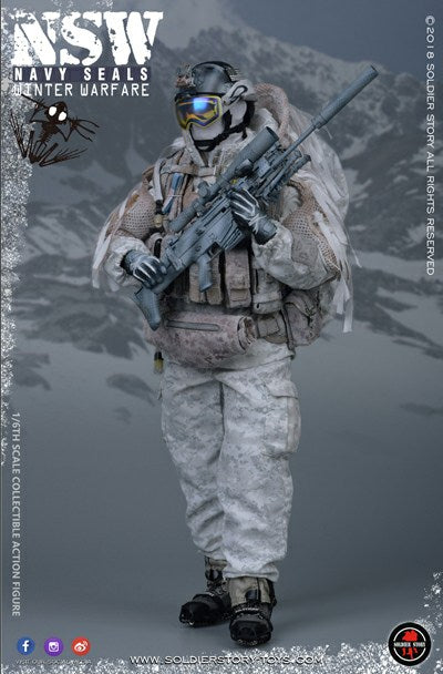 NSW Winter Warfare - MK18 MOD1 Rifle w/Attachment Set