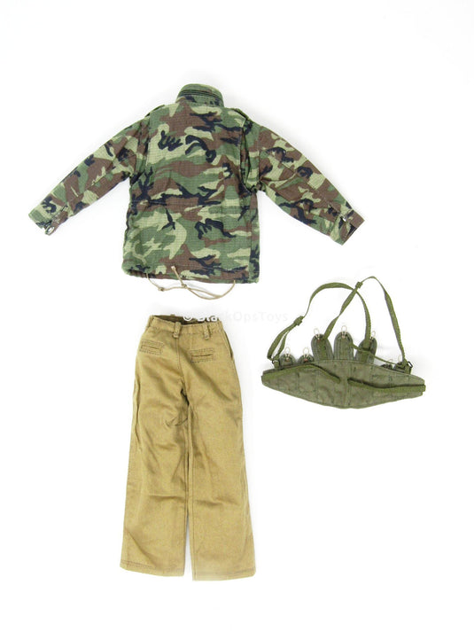 CIA Operative - M65 Woodland Uniform Set w/Chest Rig