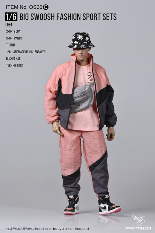Pink Big Swoosh Fashion Sports Clothing Set - MINT IN BOX