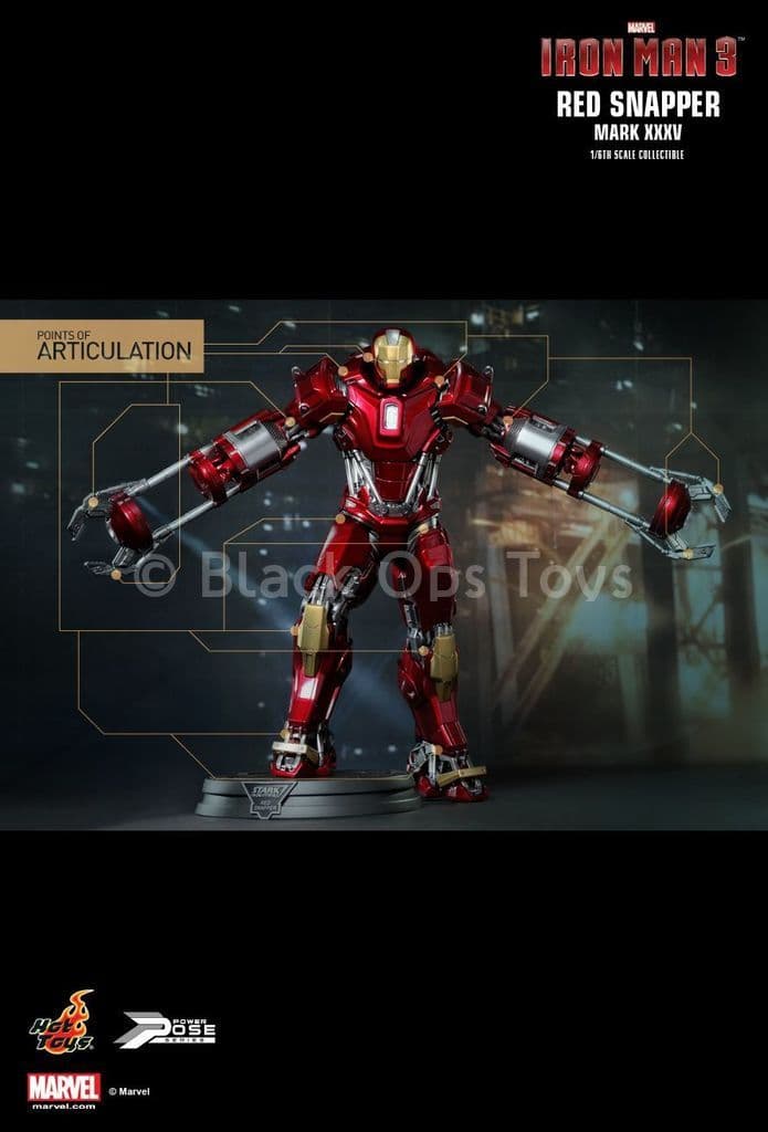 Load image into Gallery viewer, Iron Man 3 - Mark XXXV Red Snapper - MINT IN BOX
