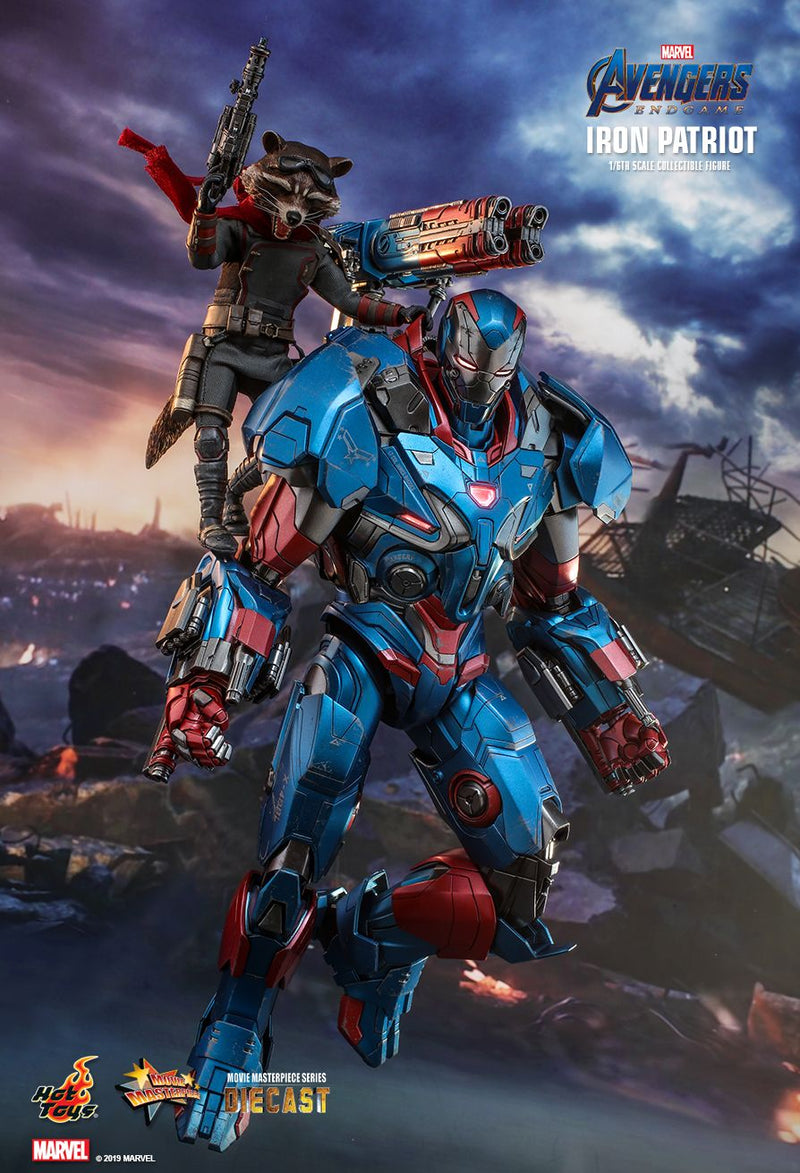 Load image into Gallery viewer, Avengers: Endgame - Rocket Raccoon &amp; Iron Patriot Combo - MINT IN BOX
