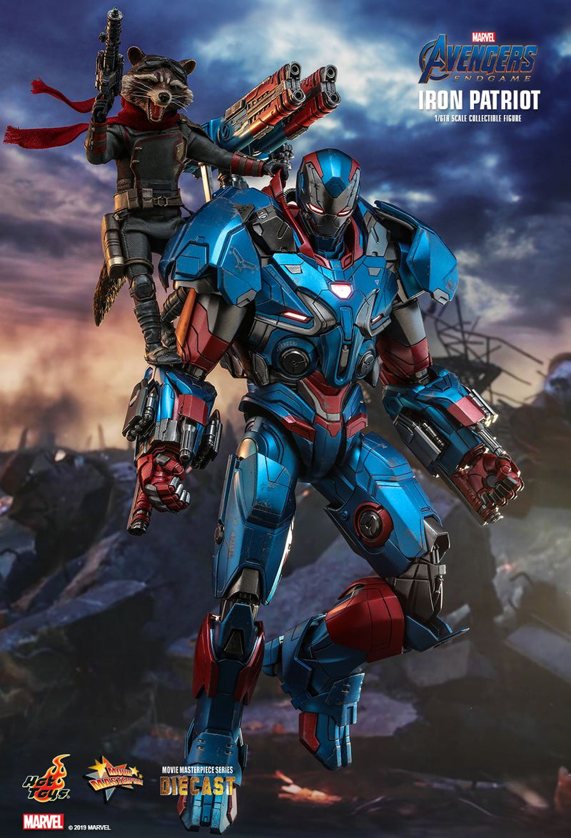 Load image into Gallery viewer, Avengers: Endgame - Rocket Raccoon &amp; Iron Patriot Combo - MINT IN BOX

