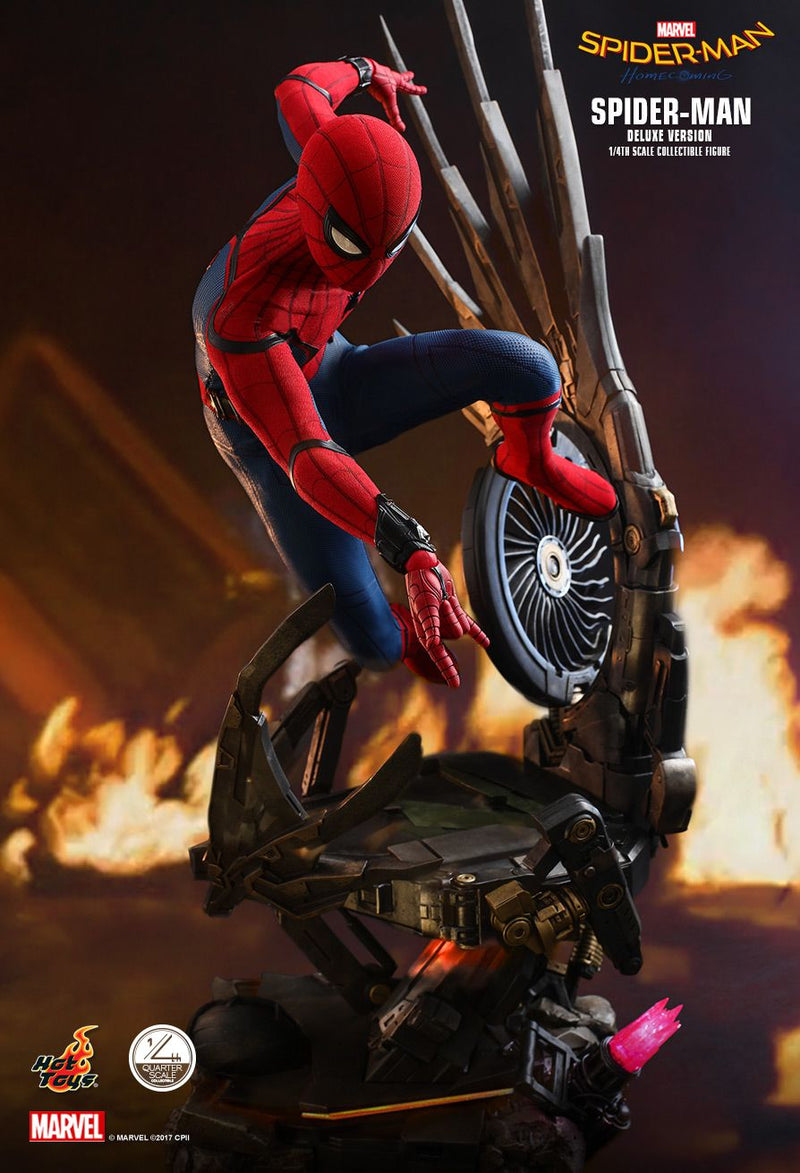 Load image into Gallery viewer, 1/4 - Spiderman Homecoming Deluxe Ver. - MINT IN BOX
