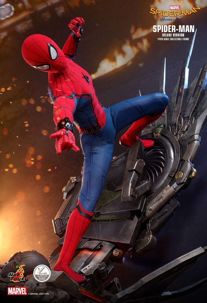 Load image into Gallery viewer, 1/4 - Spiderman Homecoming Deluxe Ver. - MINT IN BOX
