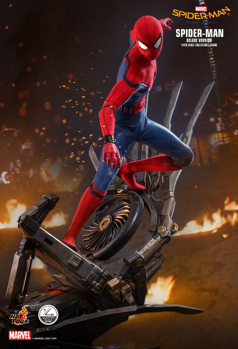 Load image into Gallery viewer, 1/4 - Spiderman Homecoming Deluxe Ver. - MINT IN BOX
