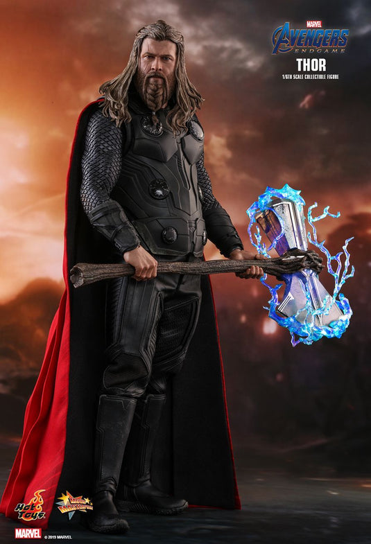 Avengers Endgame - Thor - Red & Black Cape