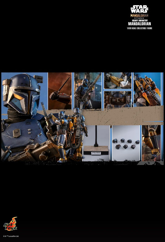 Heavy Infantry Mandalorian - Large Male Base Body w/Padding