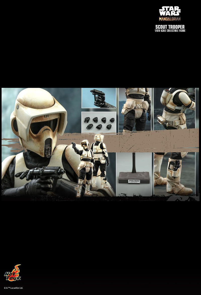 Load image into Gallery viewer, The Mandalorian - Scout Trooper - Weathered Helmeted Head Sculpt
