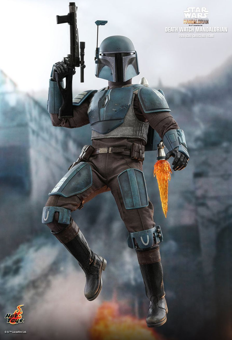 Load image into Gallery viewer, Star Wars - Death Watch Mando - Blue Thigh Armor (Hook &amp; Loop)
