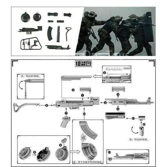 Ak Build Kit WWII - Build a Gun Set - AK47 – BlackOpsToys
