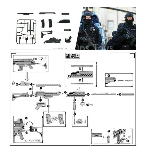 WWII - Build a Gun Set - G36KSK