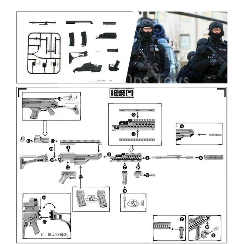Load image into Gallery viewer, WWII - Build a Gun Set - G36KSK
